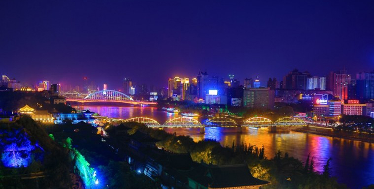 桥梁亮化照明实景